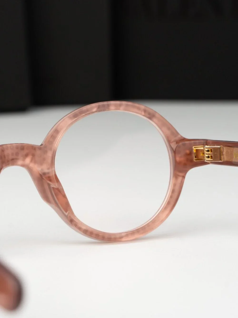 Valentino Women Eyeglasses Pink White Stones Crystal Round VLX-185 E BRAND NEW